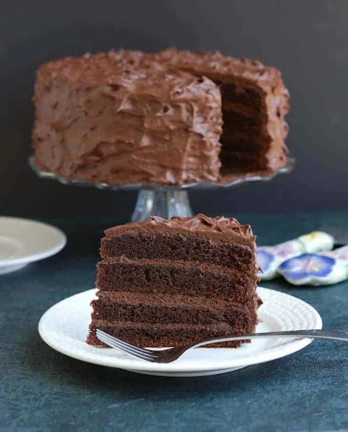 Best Old Fashioned Chocolate Layer Cake Recipe Ever!