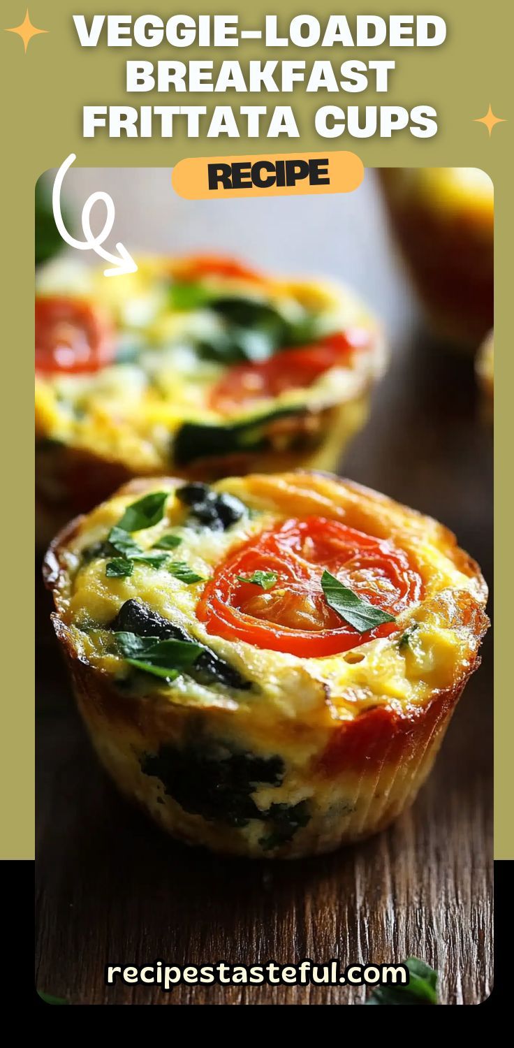 Veggie Loaded Breakfast Frittata Cups: Quick & Healthy Bites