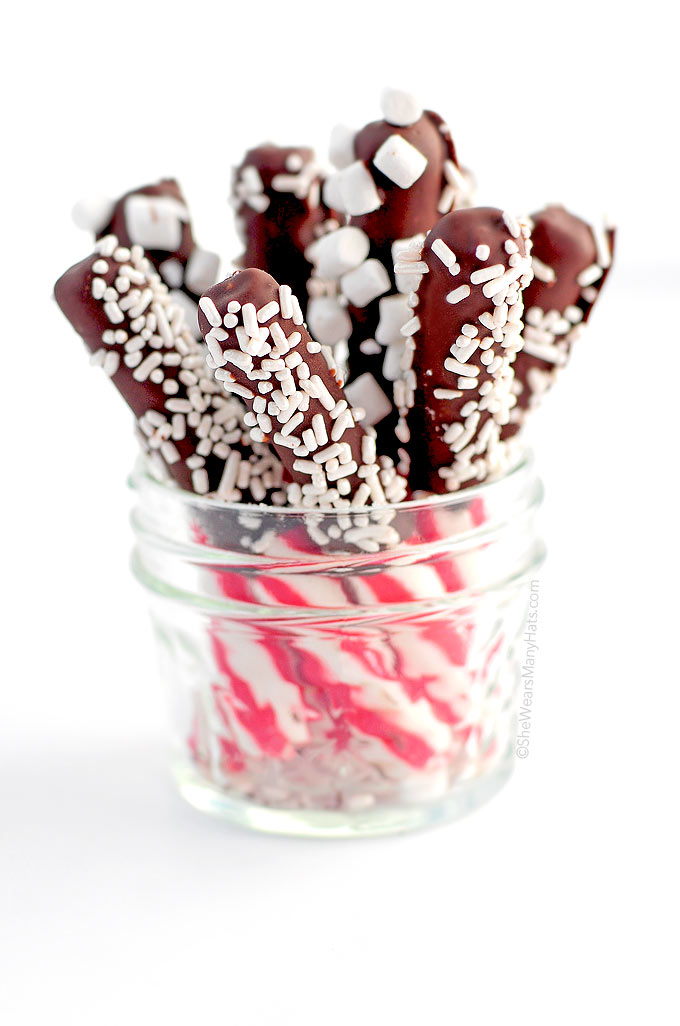 How to Make Delicious Chocolate Dipped Peppermint Sticks