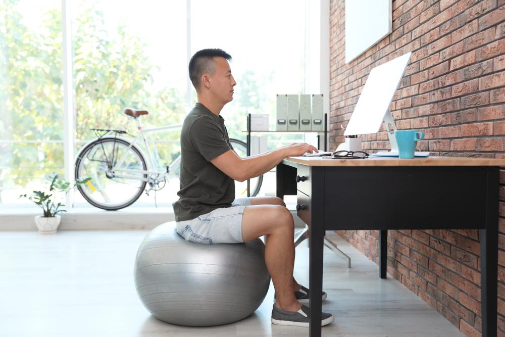 Fit Ball Office Chair Benefits with Ergonomic Support and Core Strength Improvement