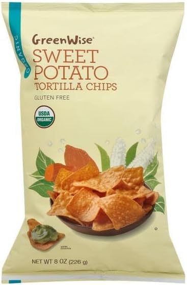 Greenwise Sweet Potato Tortilla Chips | Organic Snack Flavor