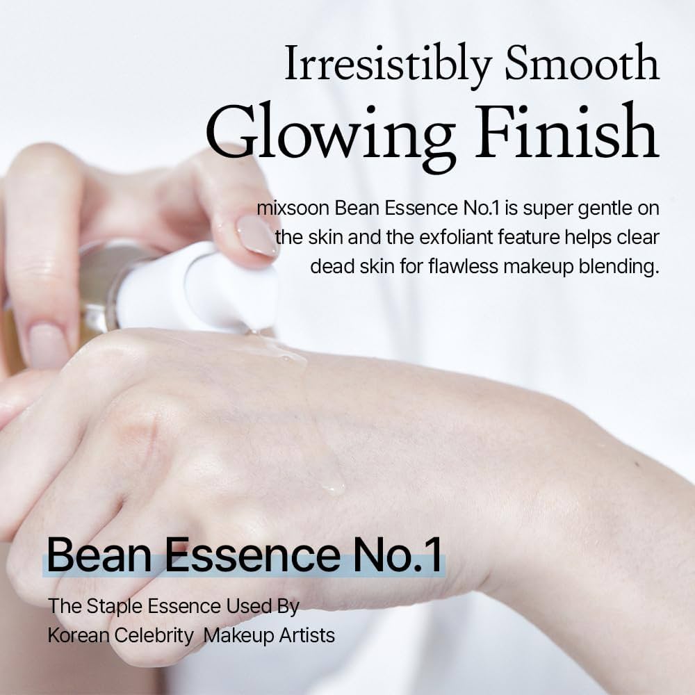 Hydrating Korean Bean Essence Serum for Glass Skin Glow