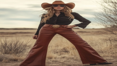 Festival Ready Western Glam Outfit with Rhinestone Flair