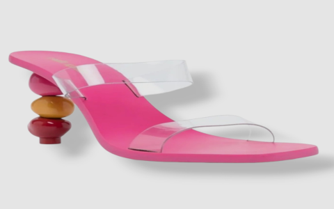 Gold Sphere Cult Gaia Gigi Sandals - Clear Vinyl Heels