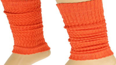 Top Orange Fuzzy Leg Warmers | Cozy Boot Socks & Winter Accessories