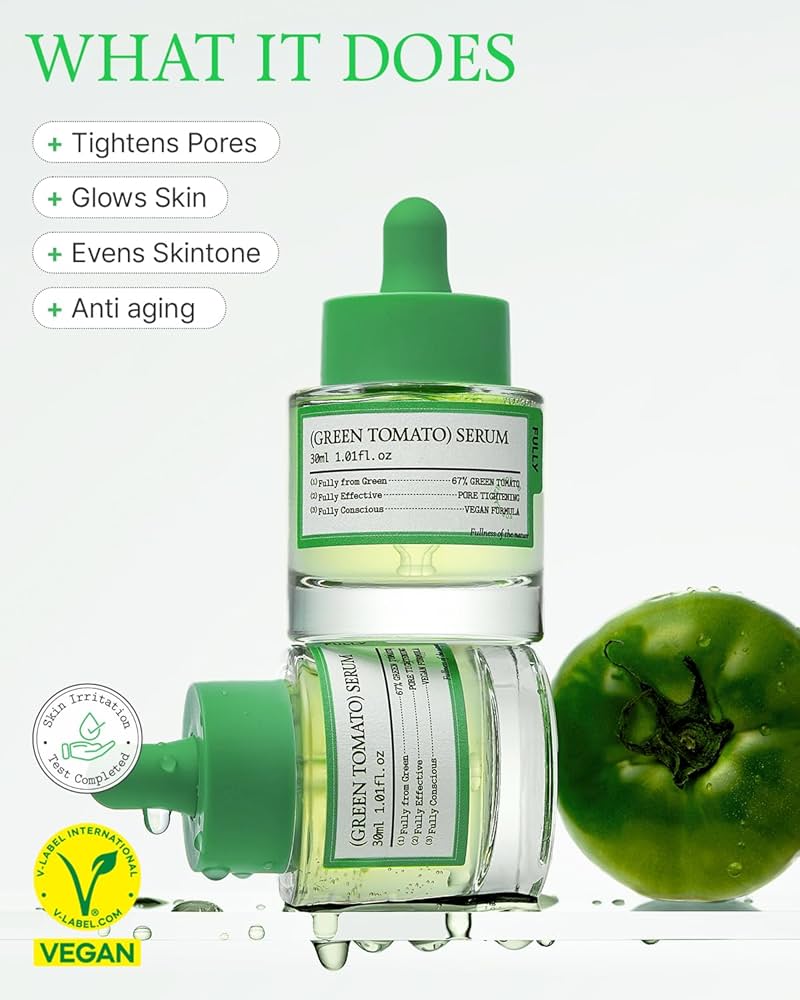 Glowing Skin Secrets: Tomato Serum Pore-Refining Power