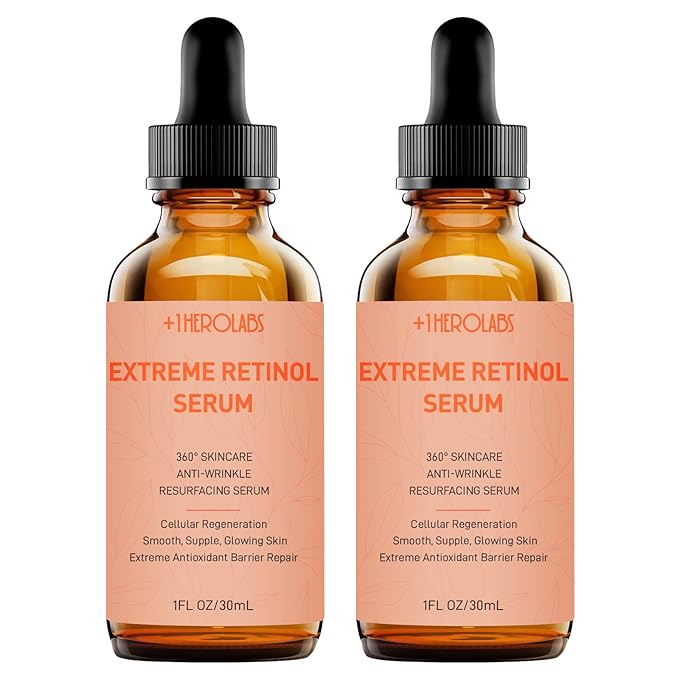 1HeroLabs Extreme Retinol Serum: Your Complete 4-Week Wrinkle Fix Guide