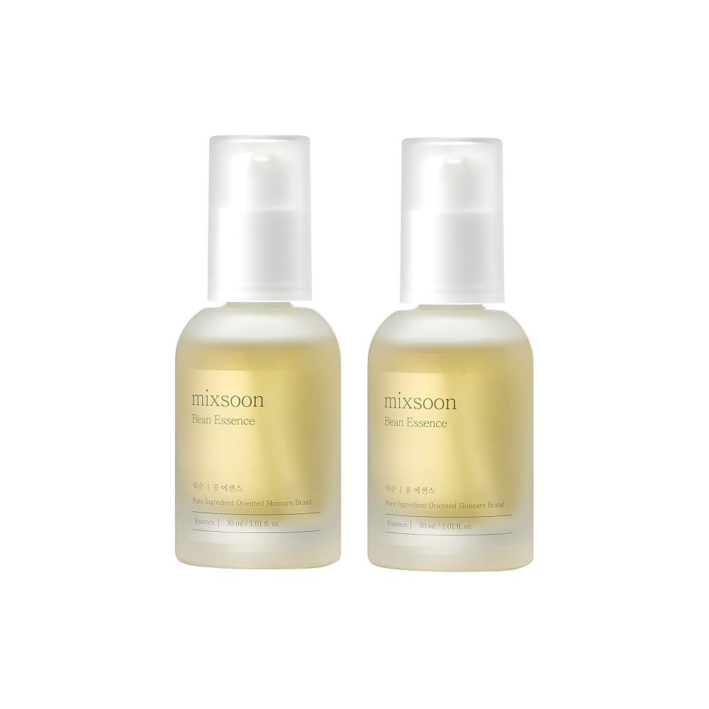 Hydrating Korean Bean Essence Serum for Glass Skin Glow