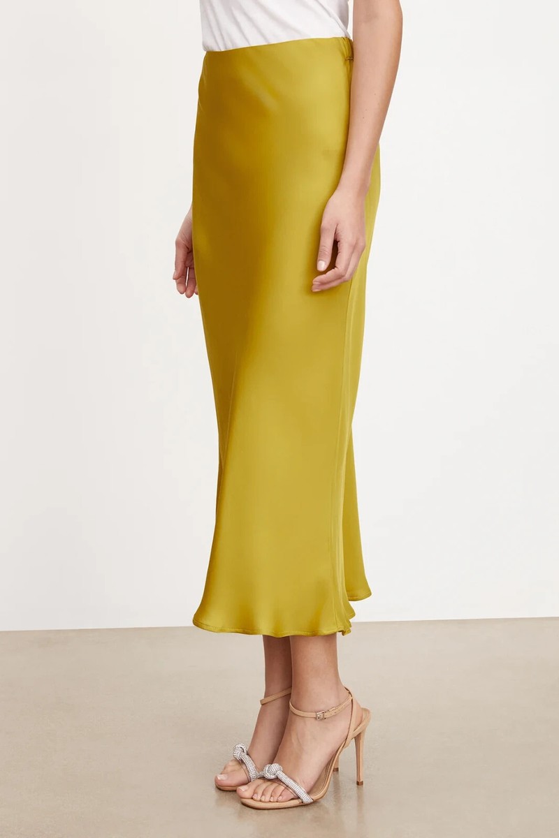 Designer Midi Velvet by Graham and Spencer Skirt