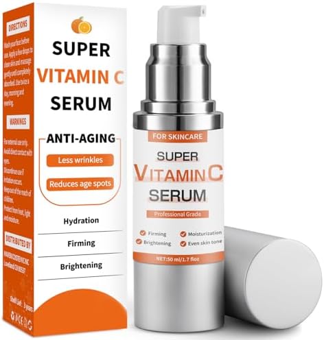 Anti-Aging Best Organic Face Serum - Vitamin C Formula