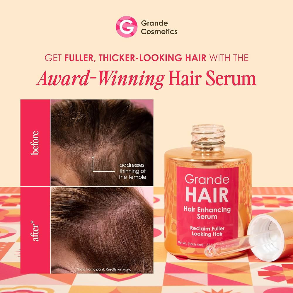 Grande Hair Enhancing Serum Gets Thicker Hair in 8 Weeks