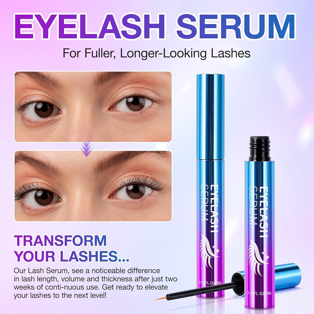 Nourish Eyelash Serum: Get 55% Longer Lashes in 30 Days!