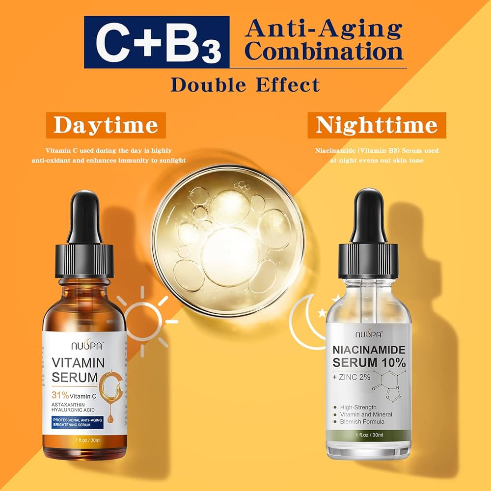 Anti-Aging Best Organic Face Serum - Vitamin C Formula