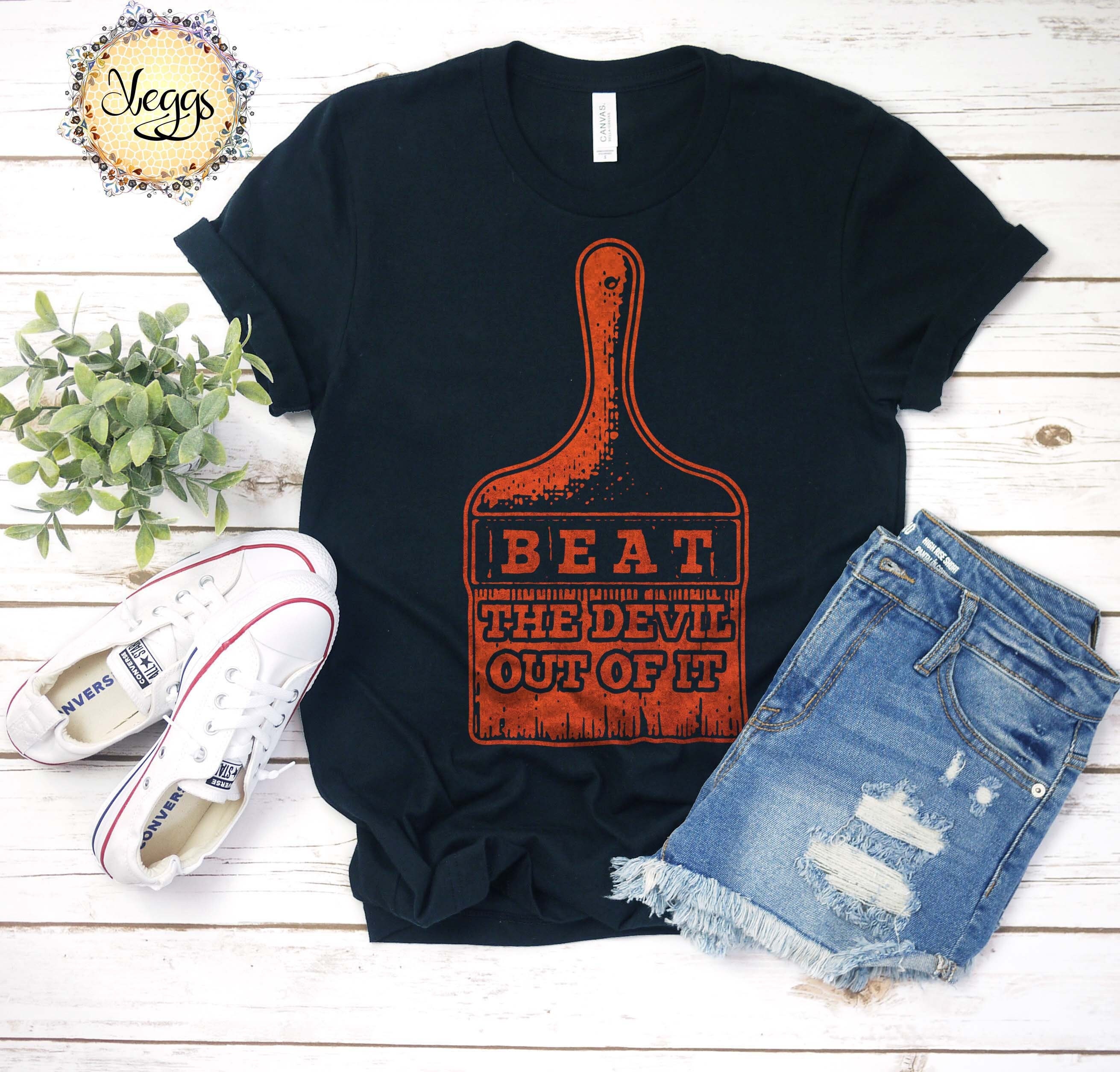 Beat The Devil Out Of It Bob Ross Shirt - Iconic Quote!