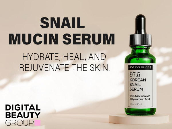 Korean Beauty Secret: Glass Skin Snail Serum Anti-Aging