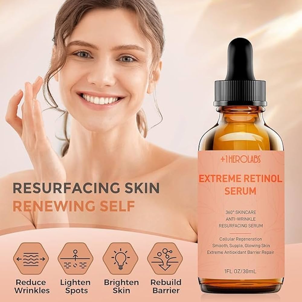 1HeroLabs Extreme Retinol Serum: Your Complete 4-Week Wrinkle Fix Guide
