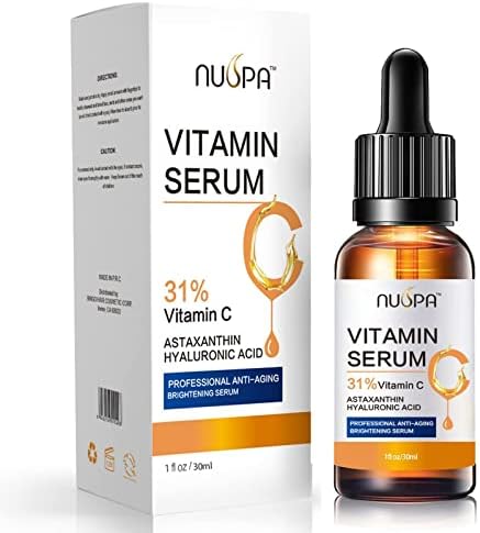 Anti-Aging Best Organic Face Serum - Vitamin C Formula