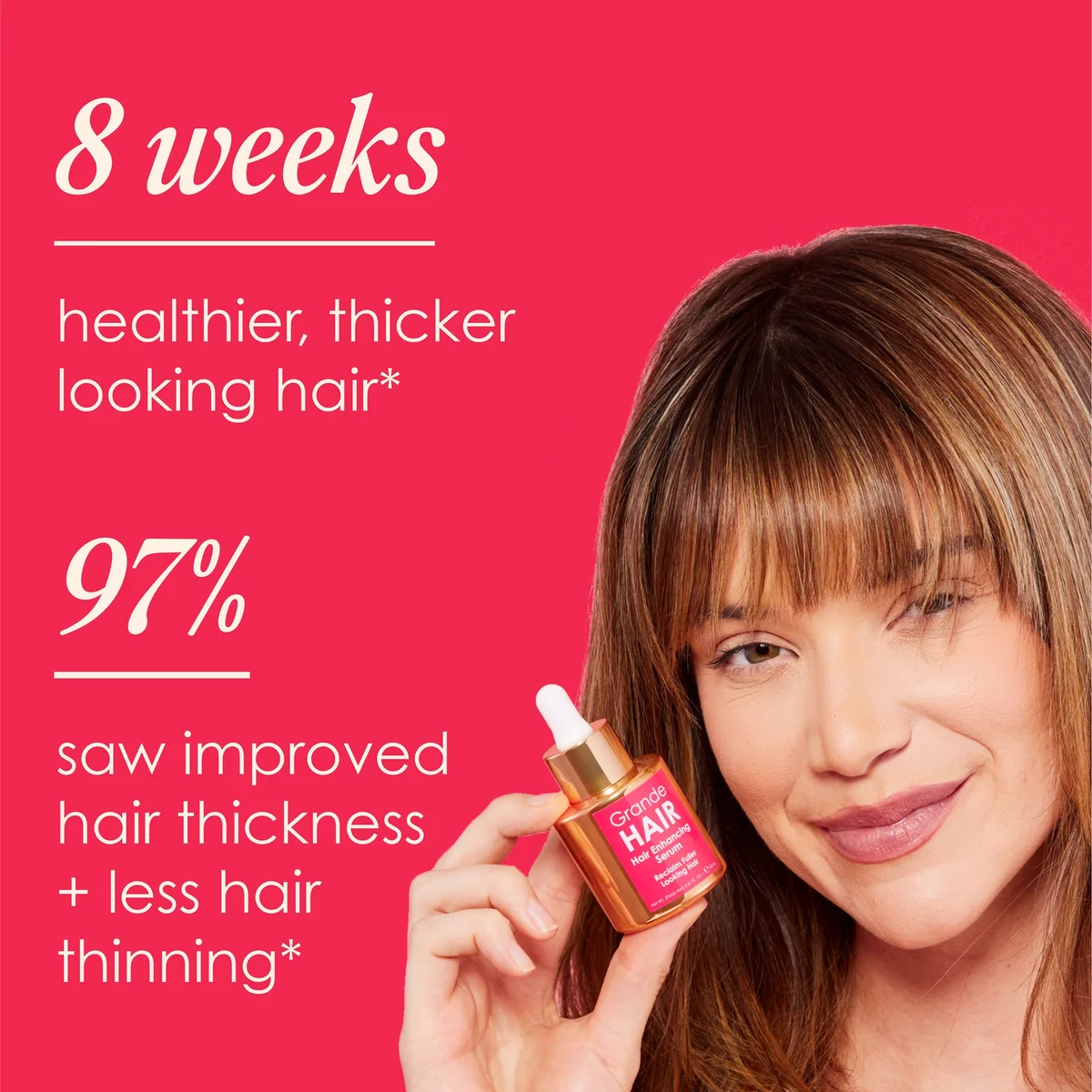 Grande Hair Enhancing Serum Gets Thicker Hair in 8 Weeks