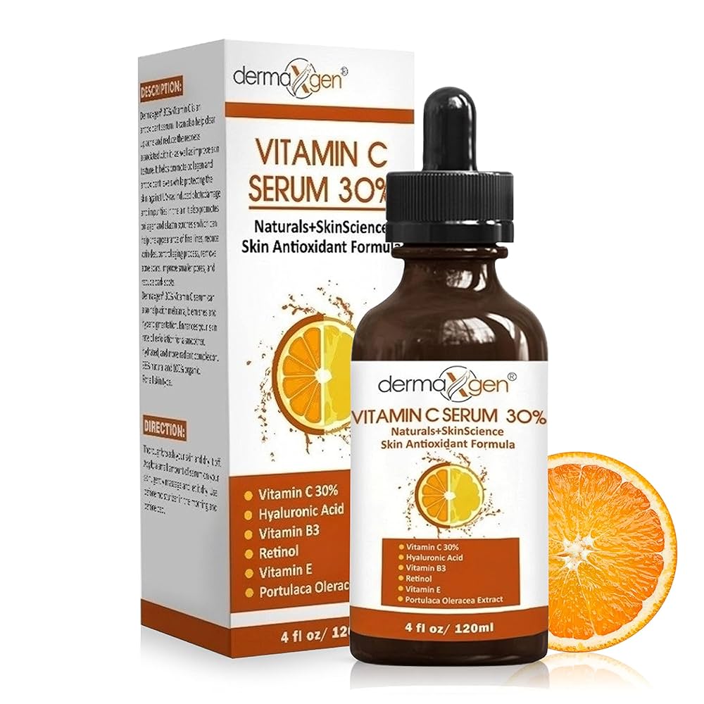 Anti-Aging Best Organic Face Serum - Vitamin C Formula