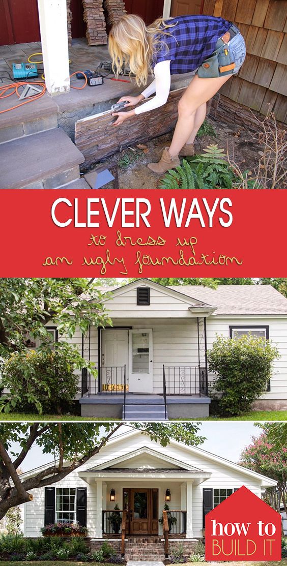 Creative House Skirt Ideas That Hide Ugly Foundations