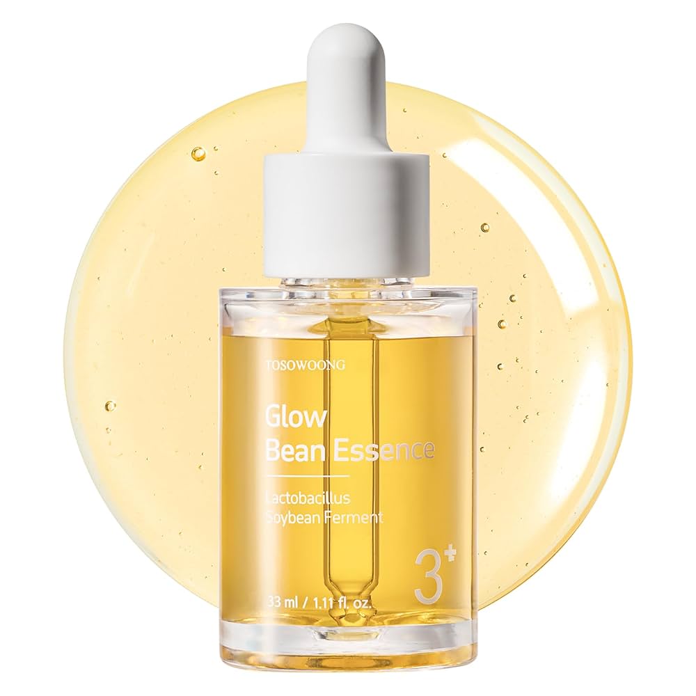 Hydrating Korean Bean Essence Serum for Glass Skin Glow